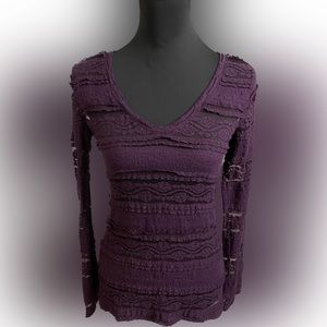 Express Long Sleeve Lace top